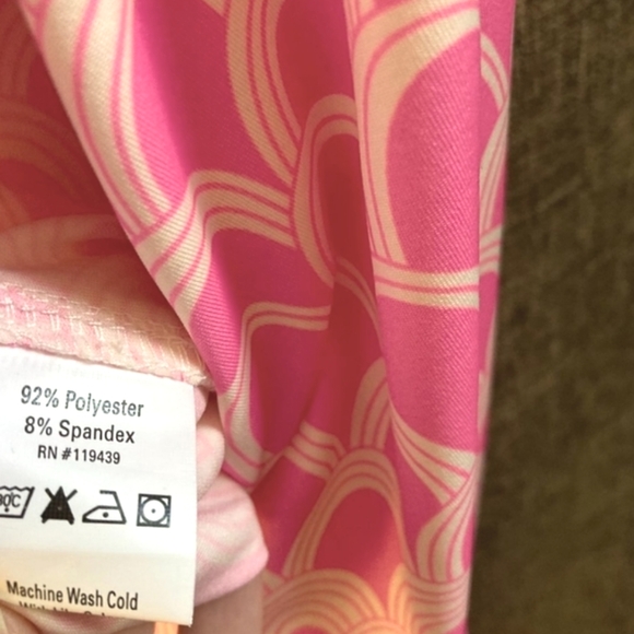 JB by Julie Brown Pink Patterned Sleeveless Wrap Dress Size Small - Picture 8 of 10